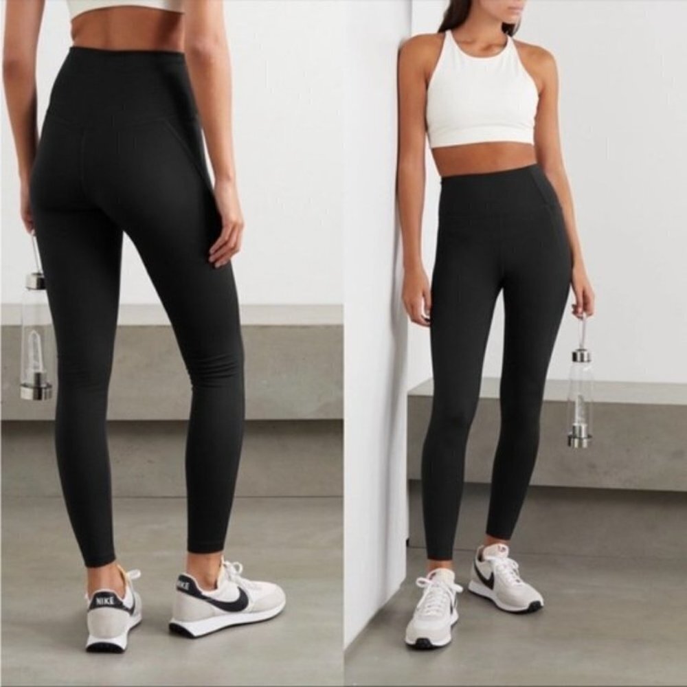 Girlfriend Collective High Waist High Rise‎ Compressive Leggings Black